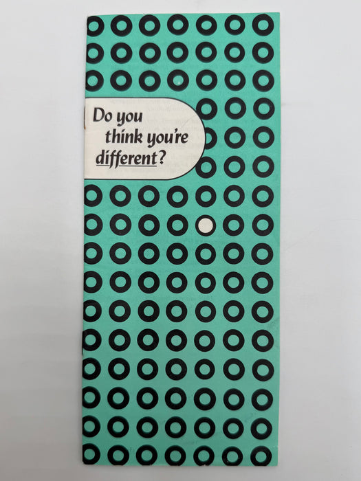 Do you think you're different? - AA Pamphlet - 1976
