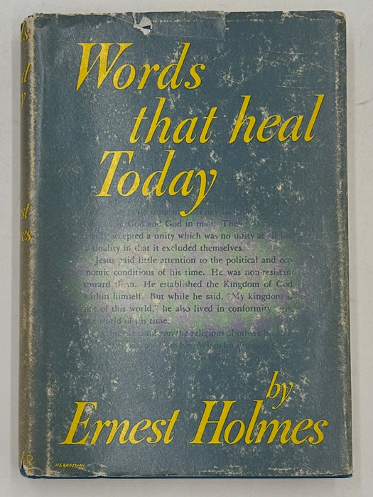Words That Heal Today by Ernest Holmes 12th Printing
