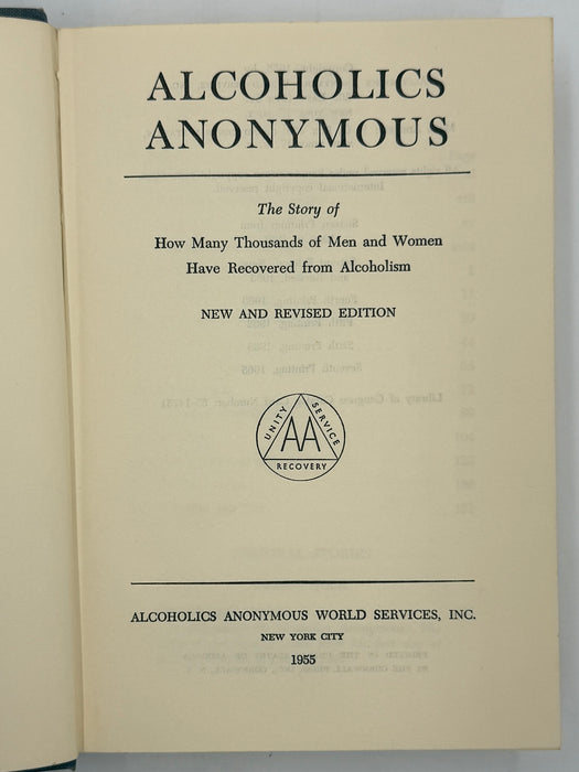 Alcoholics Anonymous Second Edition 7th Printing from 1965 - ODJ