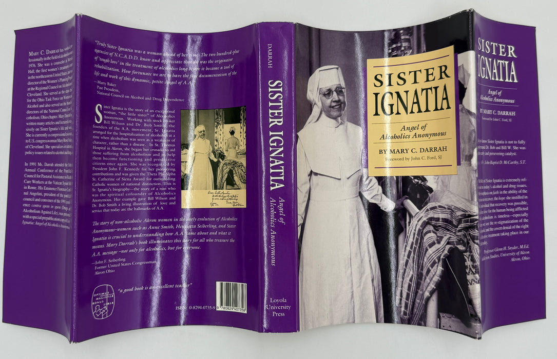 SIGNED by the author Mary C. Darrah - Sister Ignatia: Angel of Alcoholics Anonymous