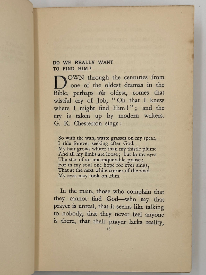 How Can I Find God? by Leslie D. Weatherhead