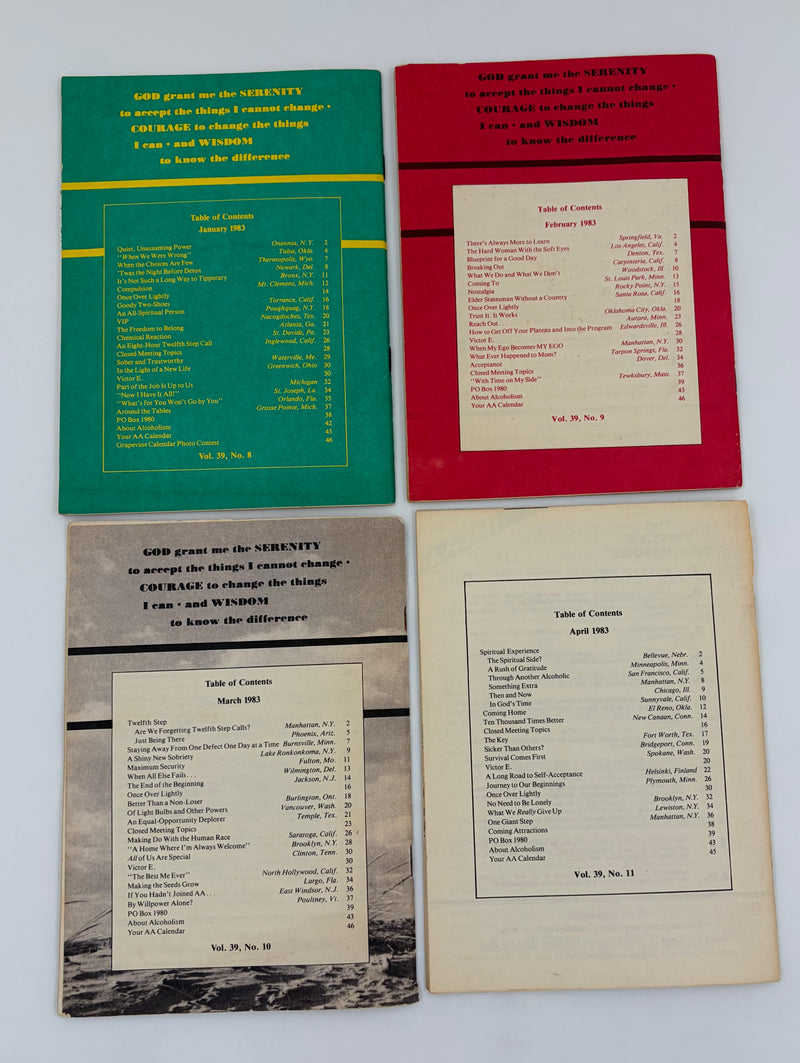 AA Grapevine Complete Set 1983
