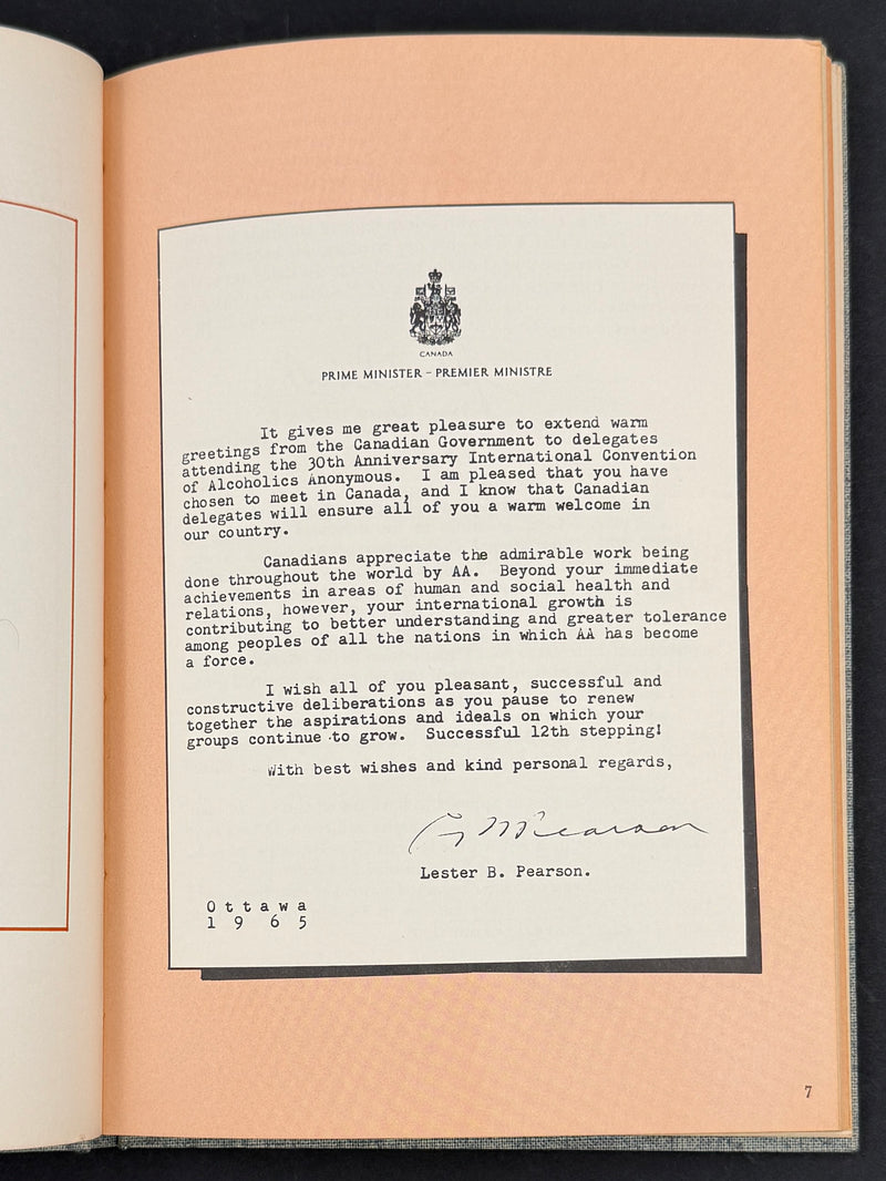 1965 Alcoholics Anonymous 30th Anniversary International Convention Collection