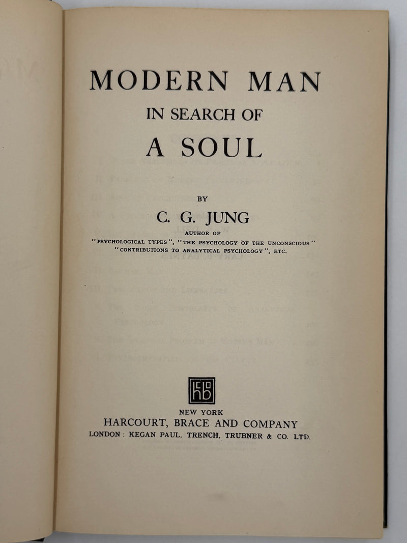 Modern Man in Search of A Soul by Carl Gustav Jung