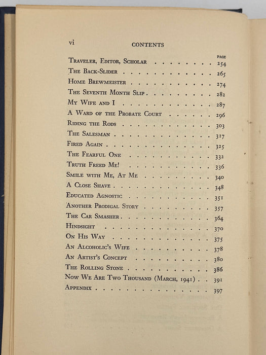 Alcoholics Anonymous Big Book First Edition 2nd Printing from 1941