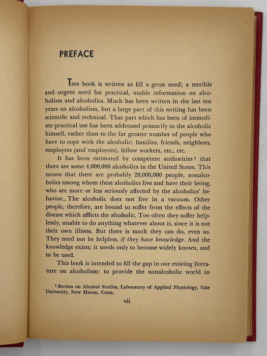 Primer On Alcoholism by Marty Mann - Fifth Printing - ODJ