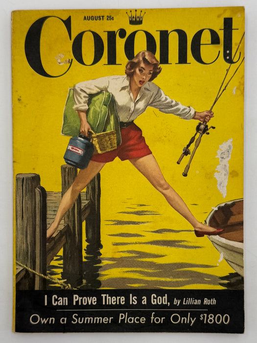 Coronet August 1955 - I Can Prove There Is A God by Lillian Roth