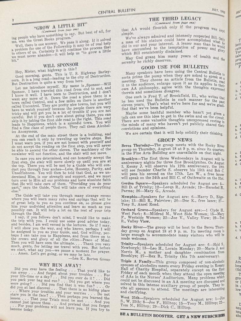 The Cleveland Central Bulletin Collection — Original Bound Volumes, 1942–1962