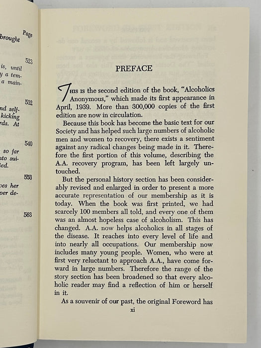 Alcoholics Anonymous 2nd Edition 16th Printing 1974 - ODJ