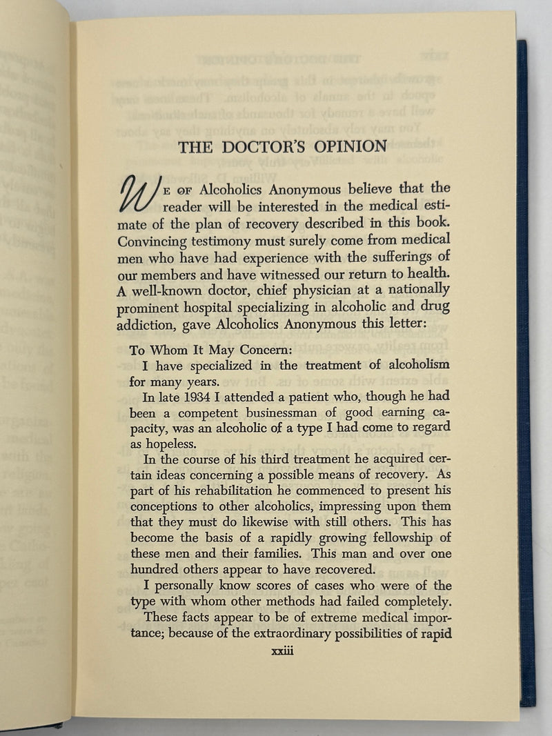 Alcoholics Anonymous Second Edition 13th Printing from 1972 - ODJ