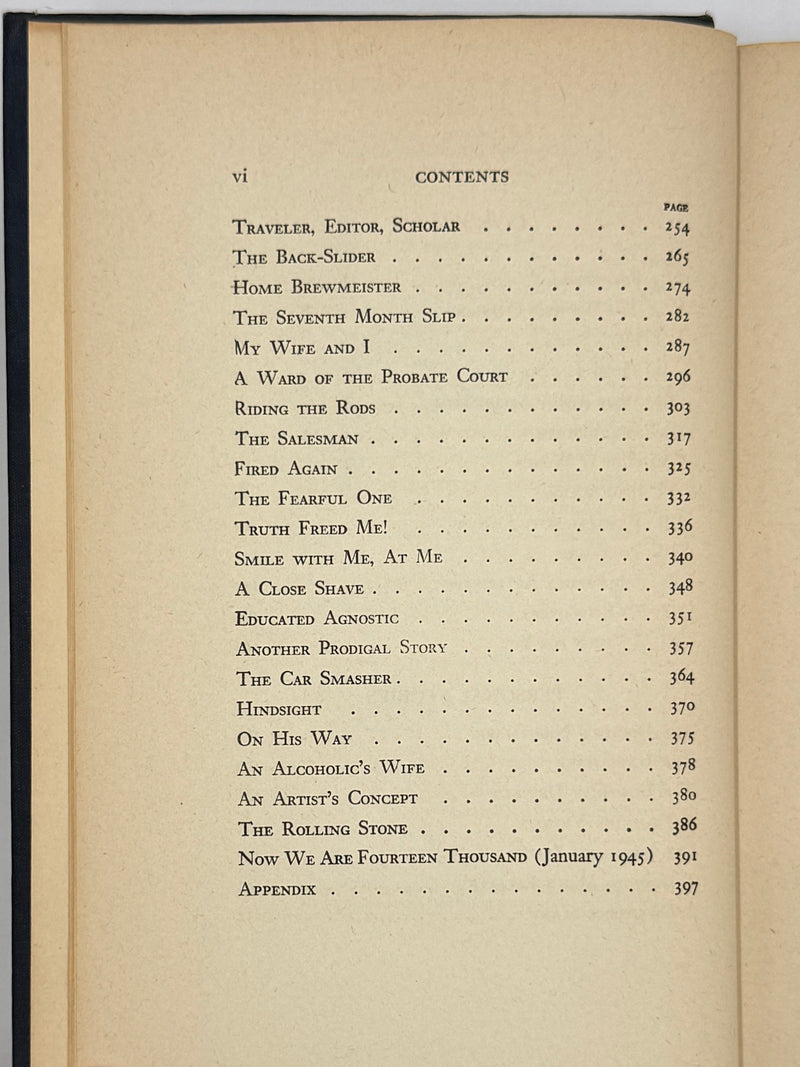 Alcoholics Anonymous First Edition — 7th Printing, January 1945 | Exceptional Condition