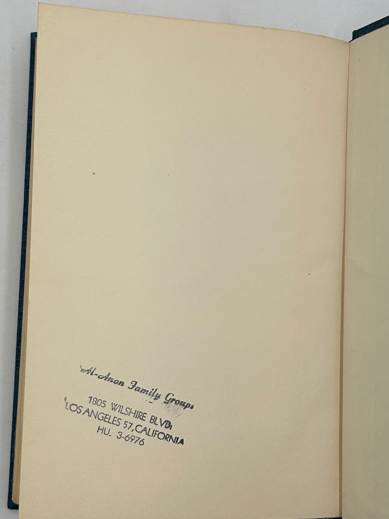 Living with an Alcoholic with the Help of Al-Anon - Second Printing, January 1962 - ODJ