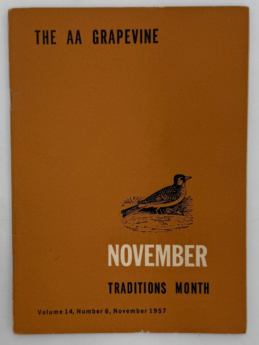 AA Grapevine - Traditions Month - November 1957