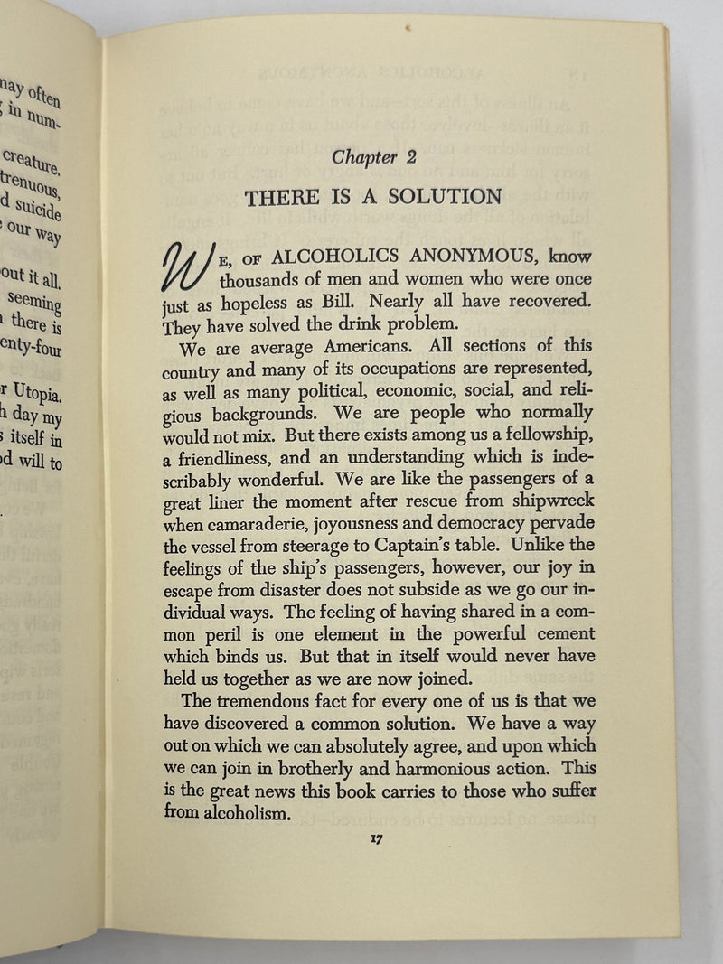 Alcoholics Anonymous Second Edition Big Book 11th Printing with ODJ