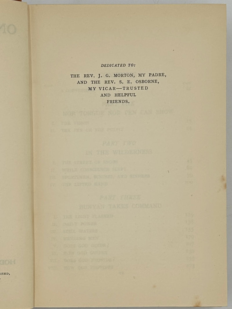 One Thing I Know by A.J. Russell - First Printing 1933