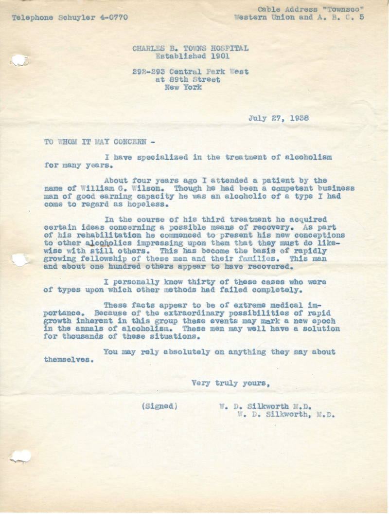 The William D. Silkworth Collection