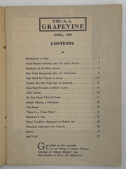 AA Grapevine from April 1950 Recovery Collectibles