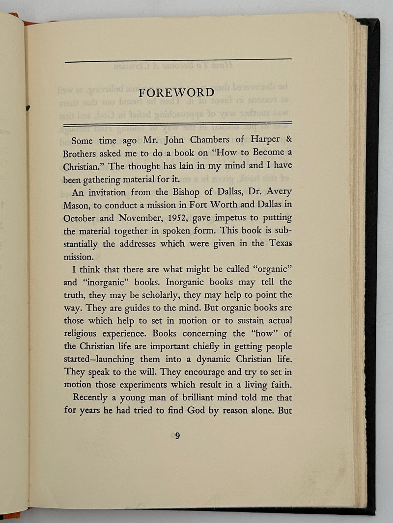 How To Become A Christian by by Samuel M. Shoemaker from 1953 - ODJ