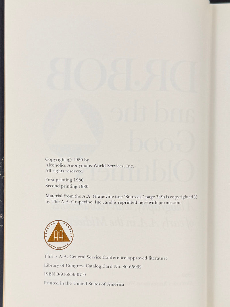 Alcoholics Anonymous History Collection — Four Conference-Approved Books with Original Dust Jackets