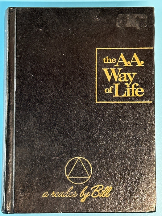 Rare Black Cover - The AA Way of Life: As Bill Sees It - 5th Printing 1974 Recovery Collectibles