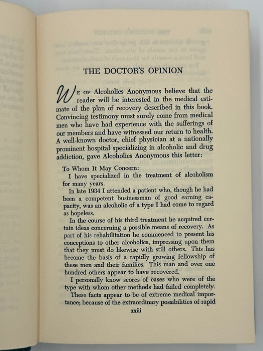 Alcoholics Anonymous Second Edition 8th Printing from 1966 - ODJ