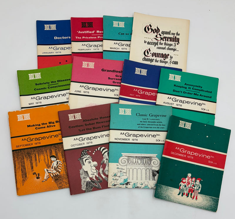 AA Grapevine Complete Set 1976