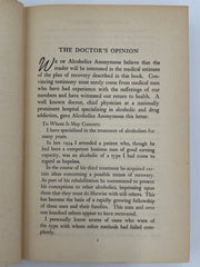 Alcoholics Anonymous First Edition 8th Printing from 1945 - RDJ Recovery Collectibles