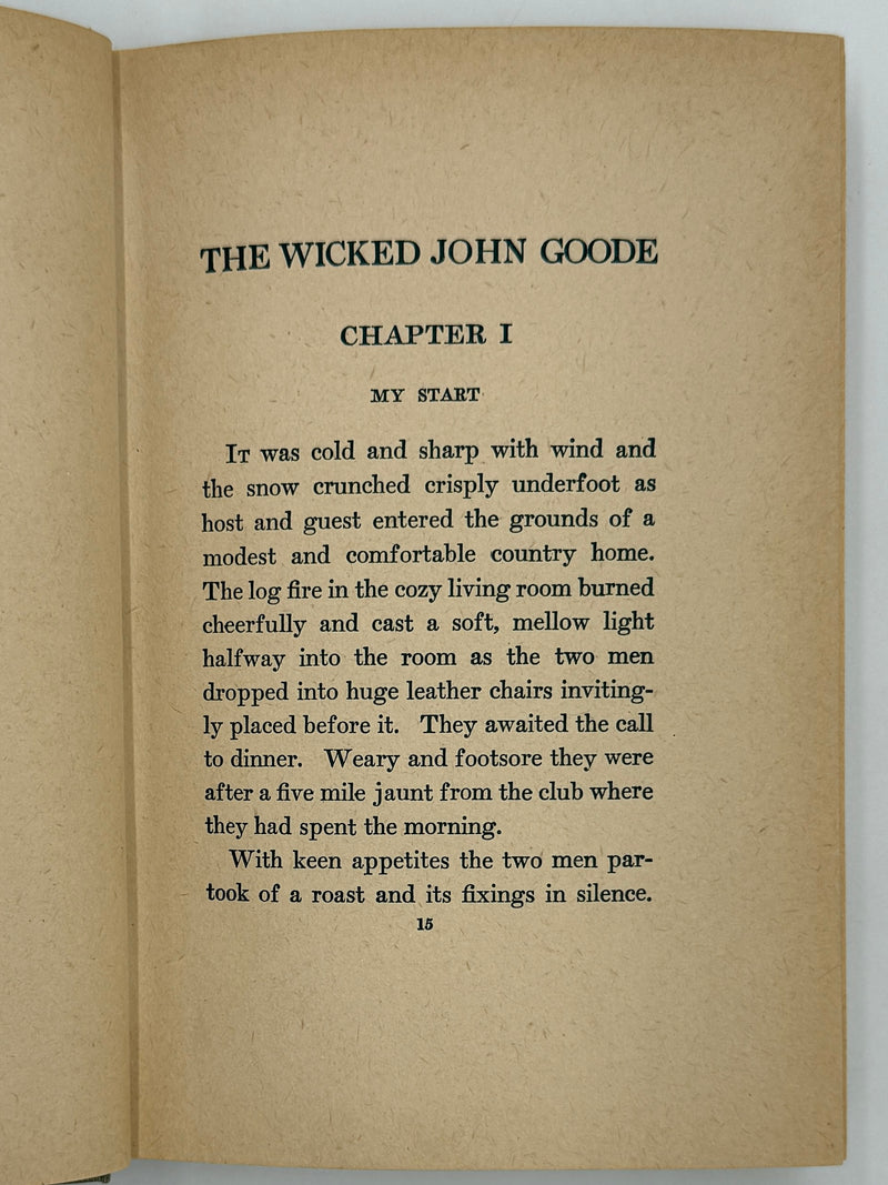 The Wicked John Goode by Horace W. Scanlon - Signed
