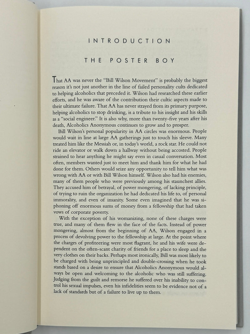 Bill W. by Francis Hartigan - First Printing from 2000 Recovery Collectibles