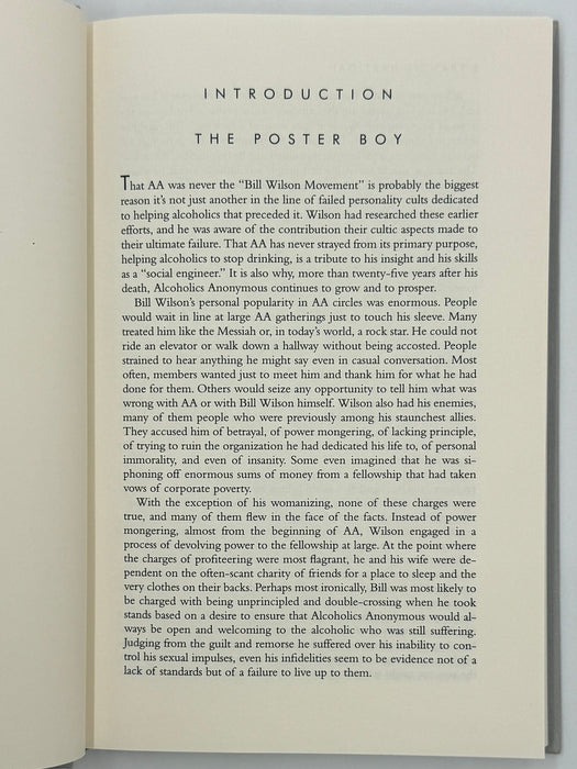 Bill W. by Francis Hartigan - First Printing from 2000 Recovery Collectibles