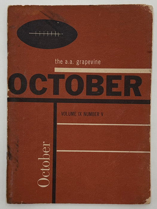 AA Grapevine from October 1952 - Tradition Six