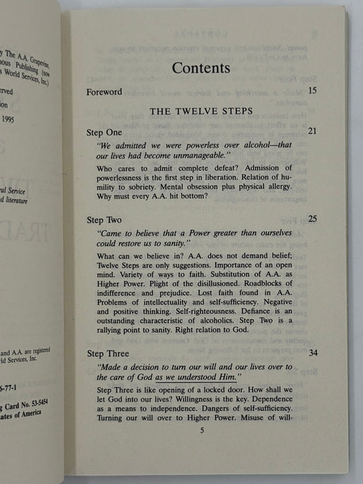 Pocket Edition AA Big Book and Twelve and Twelve - First Printings