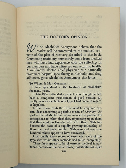Alcoholics Anonymous Second Edition 7th Printing from 1965 - ODJ