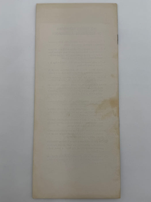 The Alcoholic Husband - AA Pamphlet from 1954