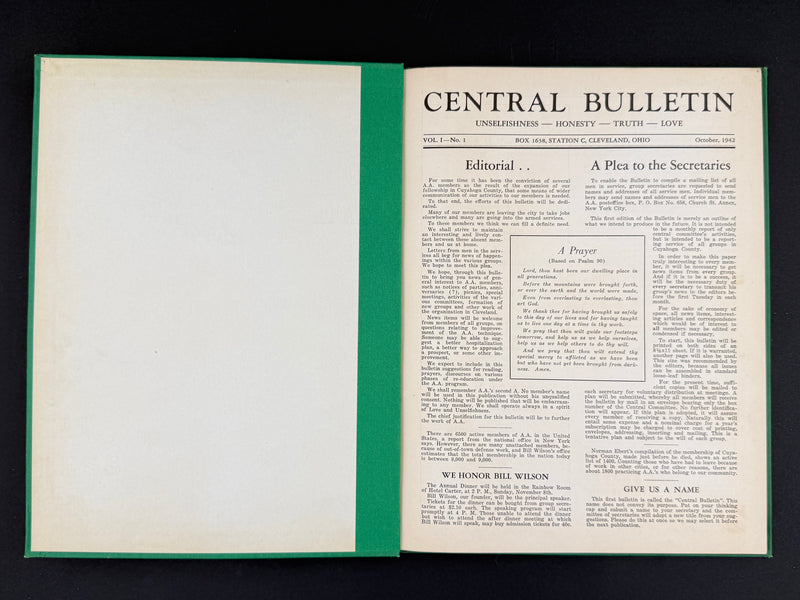 The Cleveland Central Bulletin Collection — Original Bound Volumes, 1942–1962