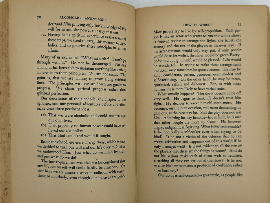 Alcoholics Anonymous — First Edition, First Printing (1939) | Reproduction Dust Jacket