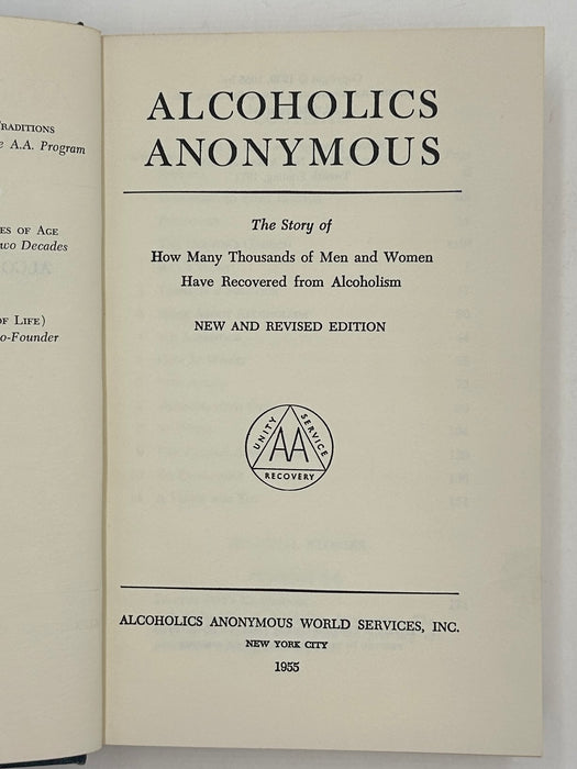 Alcoholics Anonymous Second Edition 12th Printing from 1971 - ODJ