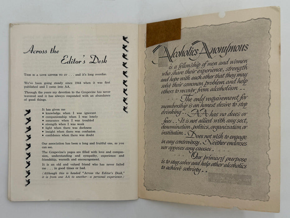 AA Grapevine from May 1958