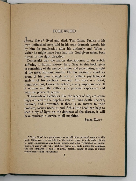 The Third Strike by Jerry Gray