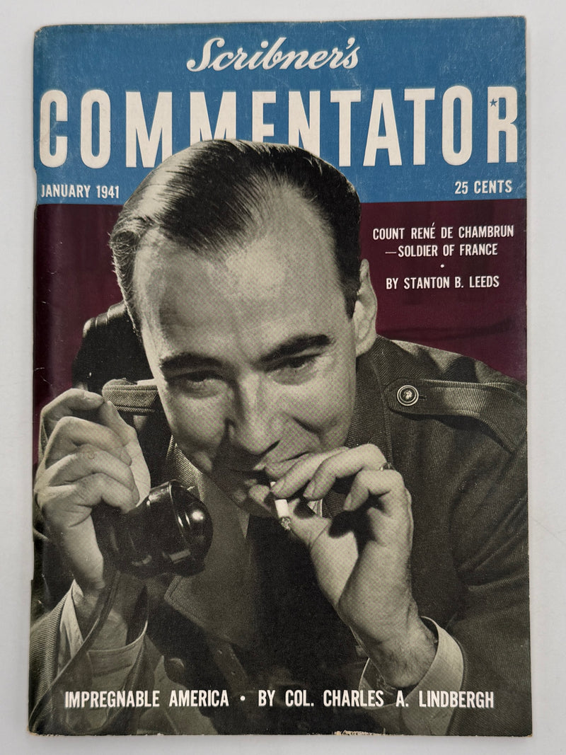 Scribner’s Commentator January 1941 - Featuring “Alcoholics Anonymous” by Theodore English