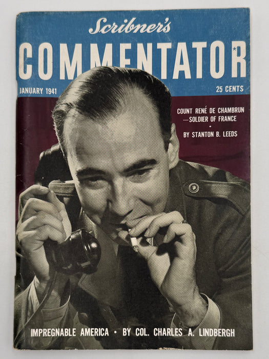 Scribner’s Commentator January 1941 - Featuring “Alcoholics Anonymous” by Theodore English