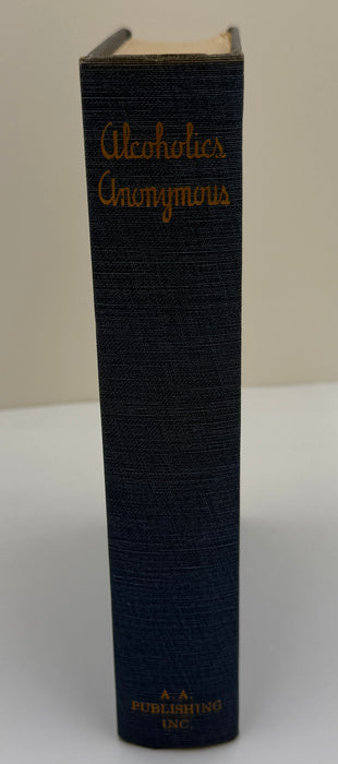 First Issue with Original White Band - Alcoholics Anonymous Second Edition First Printing from 1955 with ODJ