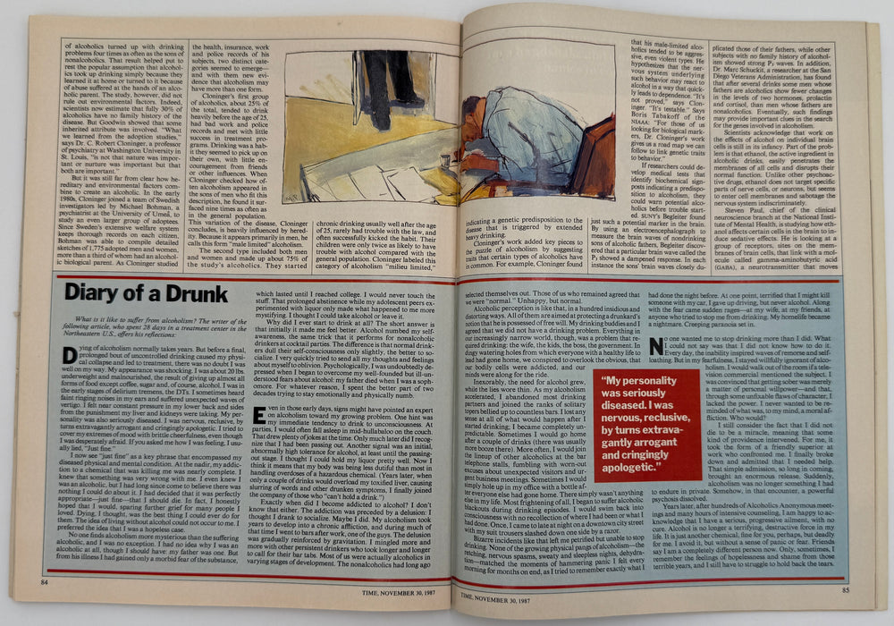 Time Magazine - Out in the Open - November 1987