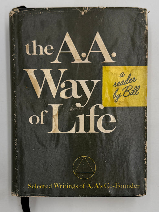 Signed by Bill W. - The AA Way of Life - Second Printing 1967 - ODJ