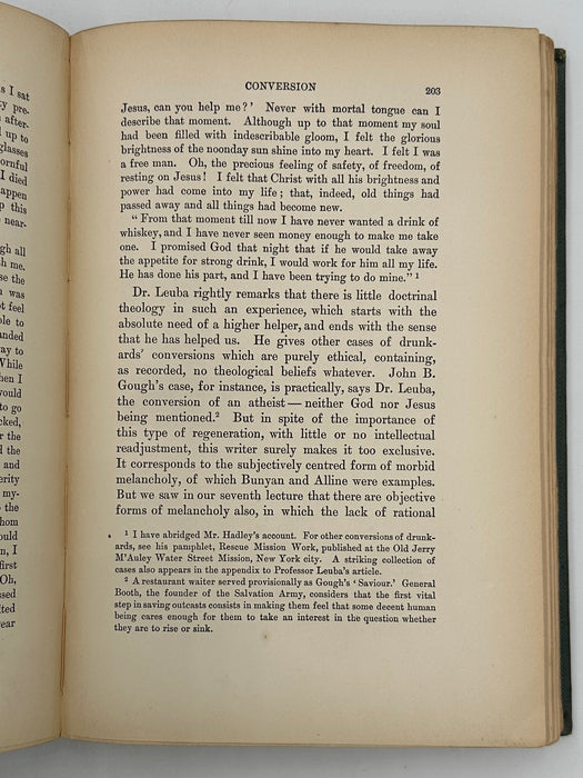 Varieties of Religious Experience by William James - First Printing from 1902 West Coast Collection