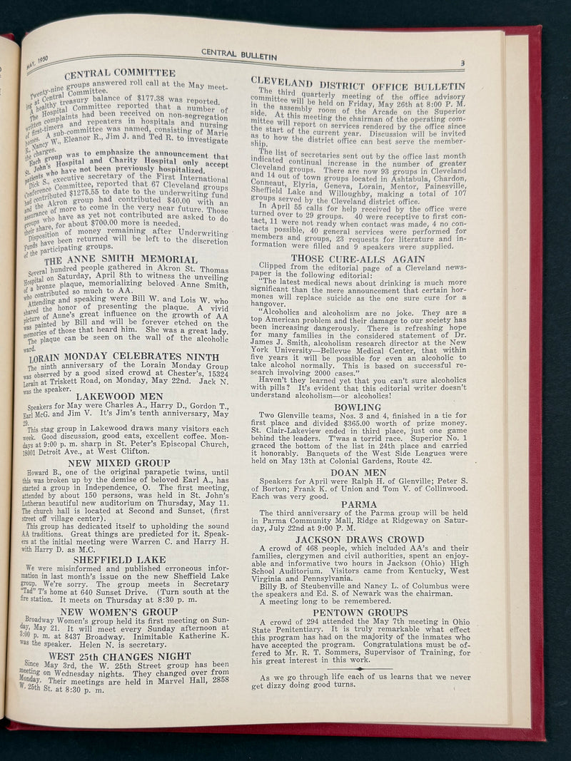 The Cleveland Central Bulletin Collection — Original Bound Volumes, 1942–1962