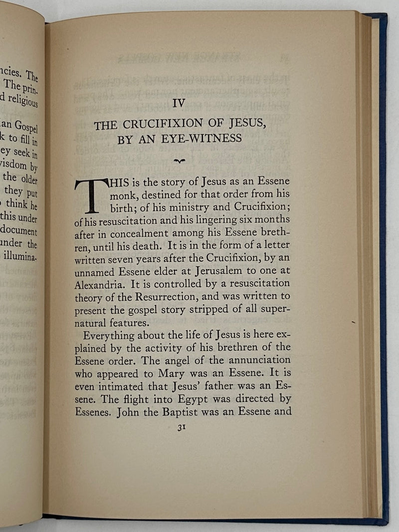 Strange New Gospels by Edgar Johnson Goodspeed from 1931 with the original dust jacket Recovery Collectibles