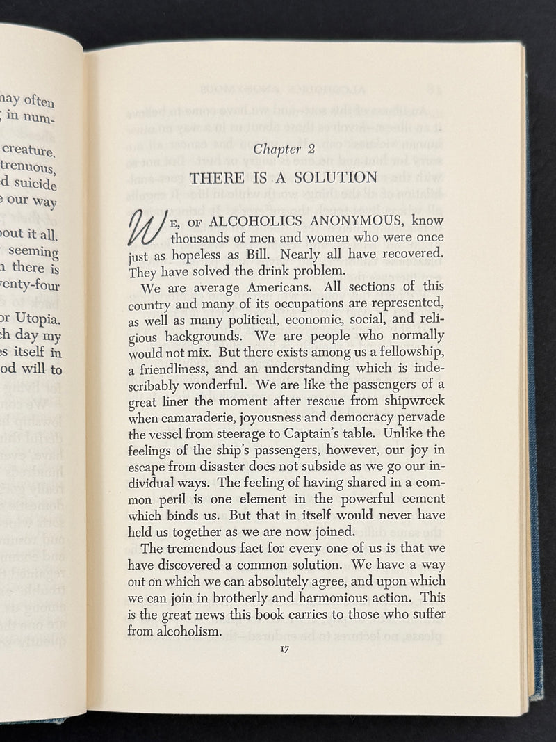 Alcoholics Anonymous — Second Edition, Third Printing (1959) — Reproduction Dust Jacket