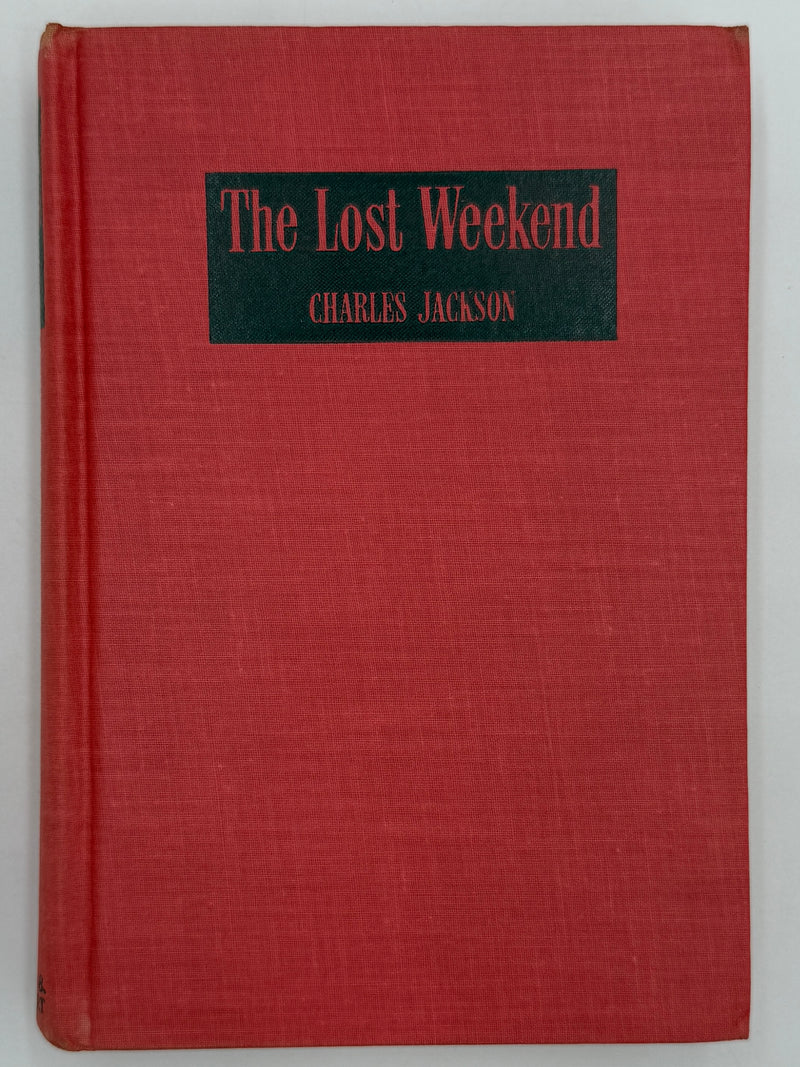 The Lost Weekend — Charles R. Jackson (1944) Signed | Second Large Printing | Original Dust Jacket