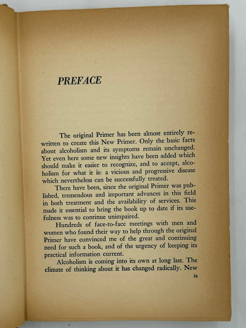 Marty Mann’s New Primer on Alcoholism - First Printing from 1958